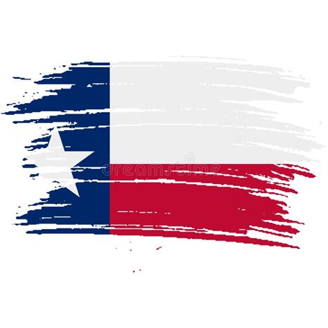 Texas Grunge Damaged Scratch Vintage And Old Lone Star State Flag