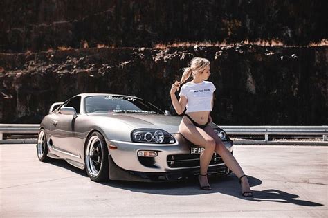 Pin By Vince Jack On Toyota Supra Sexy Cars Jdm Girls Bus Girl