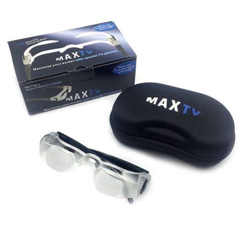 Max Tv Maximize Your Screen W Special Tv Glasses 21x Diopter3