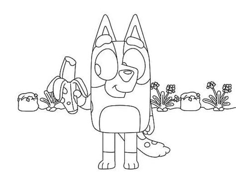 Bluey Mum Coloring Page Coloring Pages Images And Photos Finder