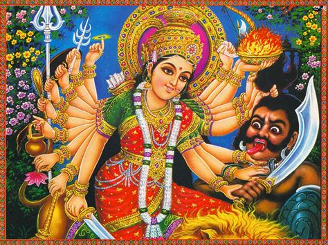 Goddess Durga Hd Wallpaper ~ Gods Paradise