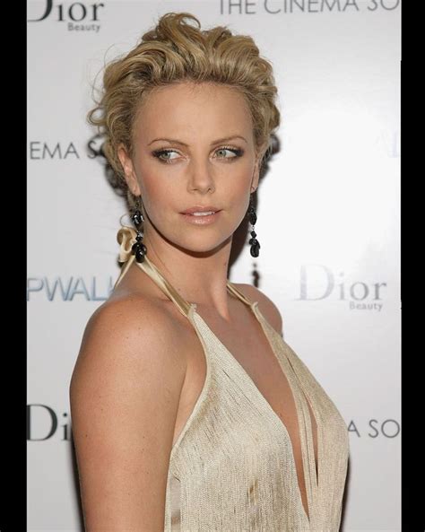 Charlize Theron Looks Totally Different With Baby Bangs Celebrities