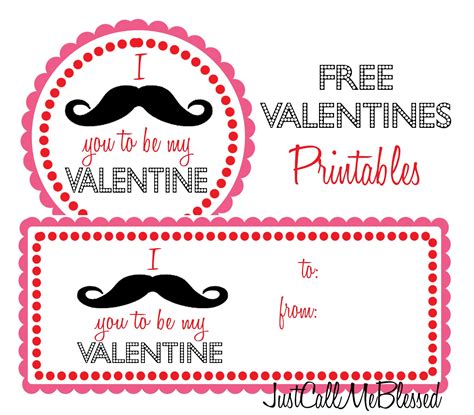 Justcallmeblessed Valentines Day Free Printable