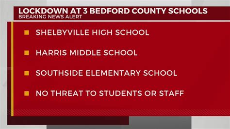 Lockdown lifted at 3 Bedford County schools – WKRN News 2