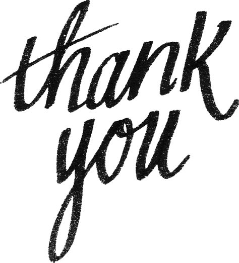 Thank You Handwritten Transparent Png Stickpng Images