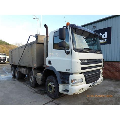 Daf Cf85 360 8x4 2008 Alumninium Insulated Tipper Commercial Vehicles