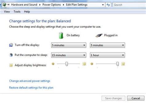 Windows 7 Automatically Dim The Display Screen Power Settings