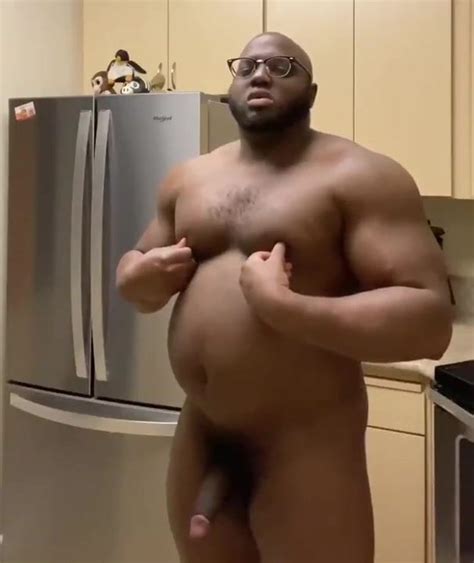 Black Muscle Chub Plays With His Cock Free Gay HD Porn 2f XHamster