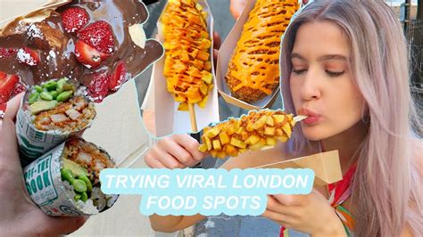 Viral London Food Taste Test Trying Tiktok Food Spots Youtube