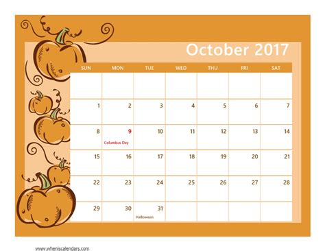 If anyone wants to get in touch with 2017 malaysia calendar, and could look at the same kategory of examples that we gave this calendar. October 2017 Calendar | templates free printable