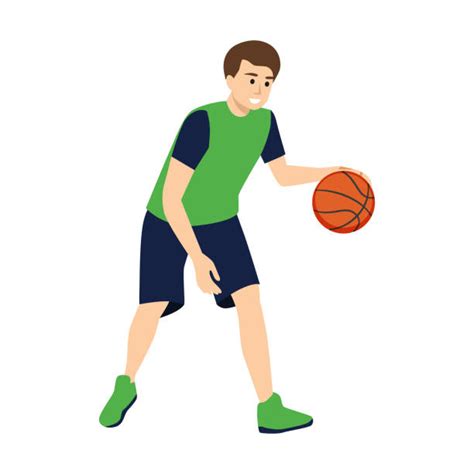 340 Boy Dribbling Basketball Stock Illustrations Royalty Free Vector