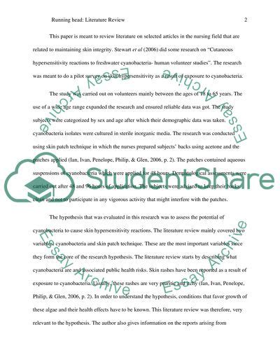 Provide a rationale for choosing this topic. LITERATURE REVIEW Essay Example | Topics and Well Written ...