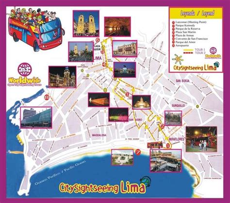 Mapa Turistico De Lima