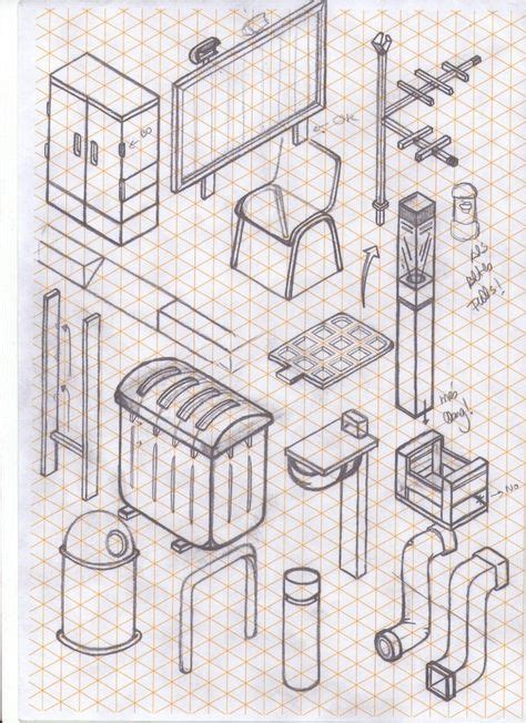 16 Isometricorthographic Ideas Isometric Isometric Drawing Drawings