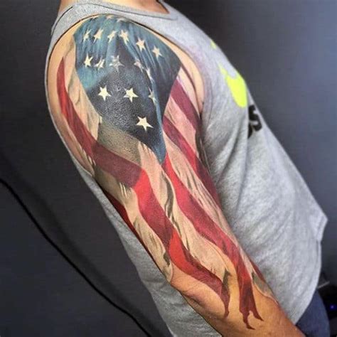 90 Patriotic Tattoos For Men Nationalistic Pride Design Ideas
