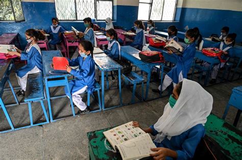 Why are private schools in pakistan reopening? In Pictures: Pakistan primary schools reopen with strict ...