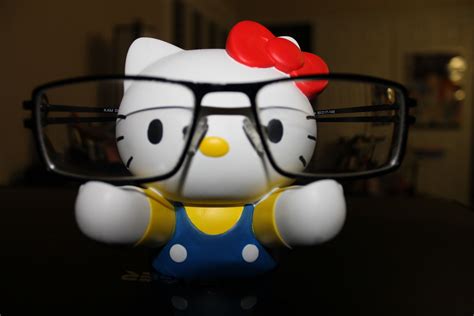 I Love My Hello Kitty Nerd Glasses Holder Has A Holder For The