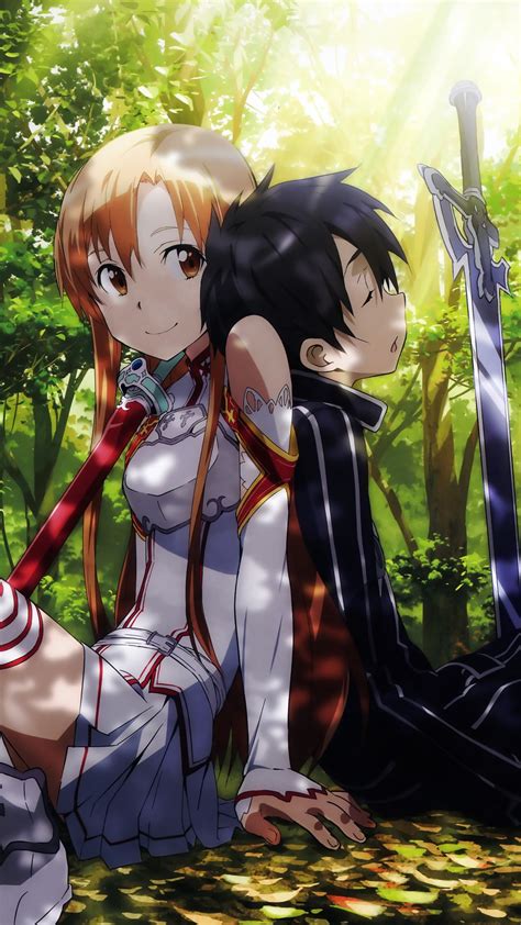 She is a good friend of kirito and later became his wife. Sword Art Online 2 Kirito Asuna.HTC One wallpaper 1080x1920