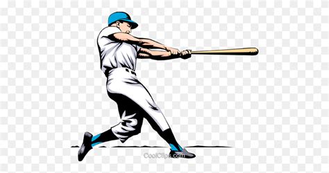 Baseball Batters Royalty Free Vector Clip Art Illustration Softball