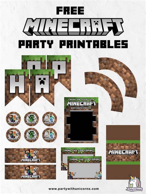 See more ideas about minecraft printables, minecraft, minecraft party. FREE Minecraft Party Printables
