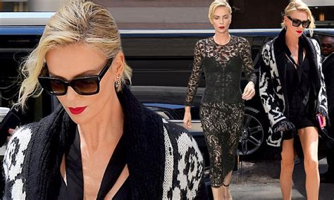 Charlize Theron Looks Incredible In Two Sexy Outfits In Nyc As She Discusses Brutal Weight