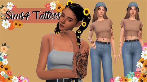 Sims Cc Maxis Match Sims Tattoos Sims The Sims Skin Images