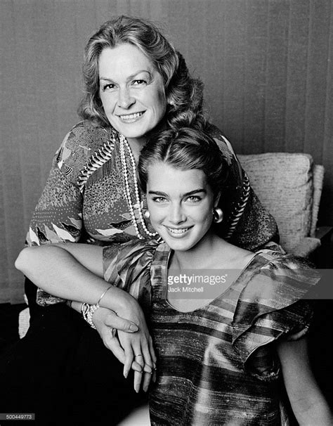 Brooke Shields And Her Mother And Manager Teri Shields Photographed