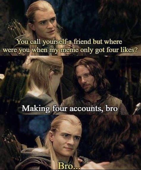 Bro 🤧 Hobbit Memes Lotr Funny Lotr