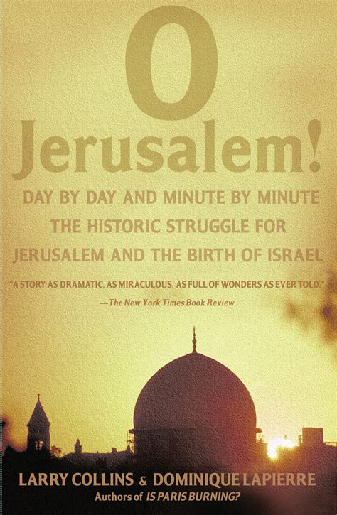 O Jerusalem Book By Larry Collins Dominique Lapierre Official