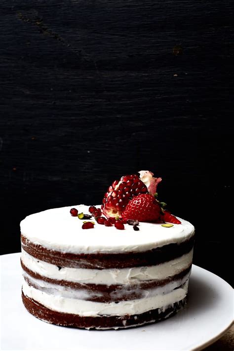 Vegan Gluten Free Chocolate Cake With Coconut Whipped Cream And Berries