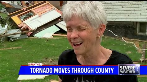 Tornado Moves Through Grant County Youtube