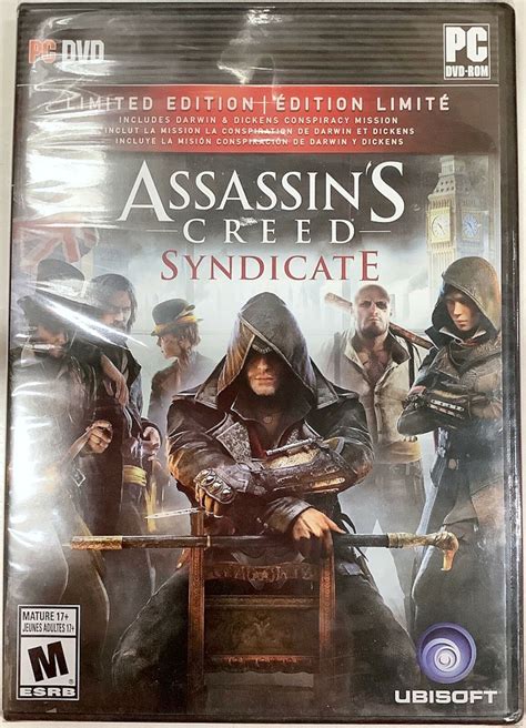 New Assassin S Creed Syndicate Limited Edition Pc Dvd Rom Video Game