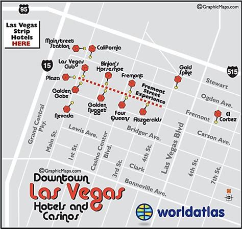 Map Of Vegas Hotels On The Strip World Map