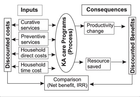 Conceptual Framework For Cost Benefit Analysis Cba Of Kala Azar