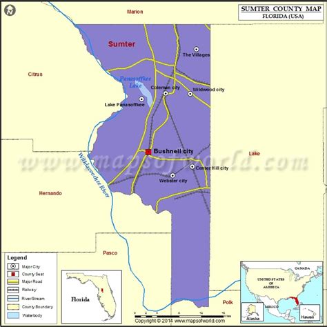 Sumter County Map Where Is Map