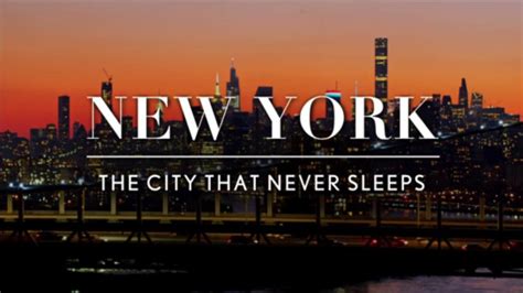 New York The City That Never Sleeps 2022