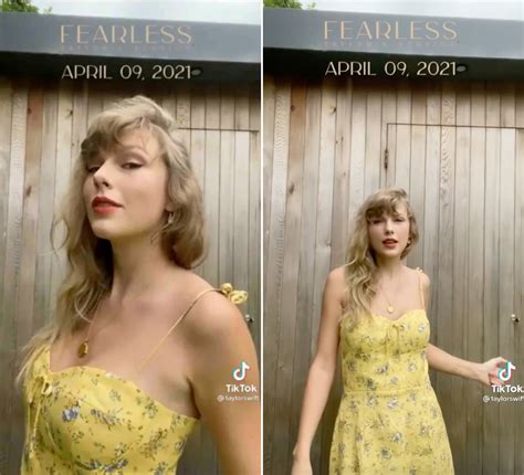 Taylor Swifts First Tiktok Features This Reformation Dress