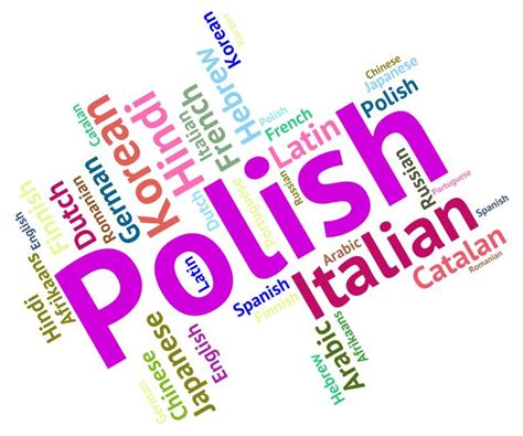 Polish Language Means Foreign Dialect And Poland Free Stock Photo By