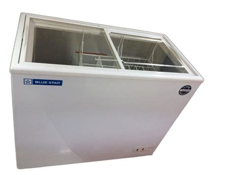 Small Blue Star Glass Top Deep Freezer Gt200ag At Rs 25000piece In Ahmedabad Id 22463131412