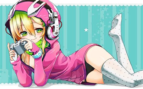 Anime Gamer Girl Wallpapers WallpaperSafari