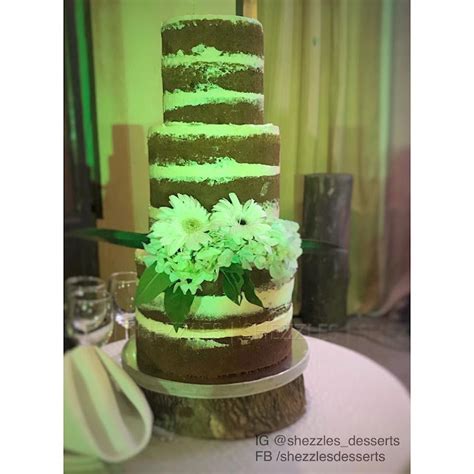 SHEZZLES Cakes And Pastries 3 Tier Naked Wedding Cake