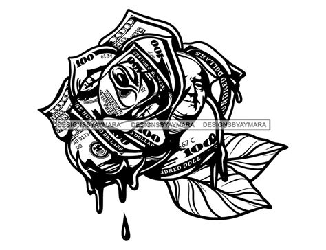 Gold Money Rose Tattoo Art Atelier Yuwaciaojp