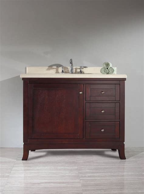 Not available for purchase online. Amazon.com: OVE Velega-42 Bathroom 42-Inch Vanity Ensemble with Marble Countertop and Ceramic ...