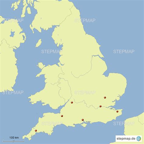 Stepmap England 2017 Landkarte Für Deutschland