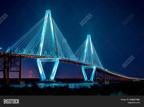 Cooper River Bridge Image And Photo Free Trial Bigstock