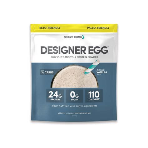 Designer Protein Totally Egg Natural Egg White And Yolk Protein Powder