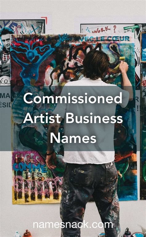 10 Creative Name Ideas For Your Commissioned Artist Business Unique