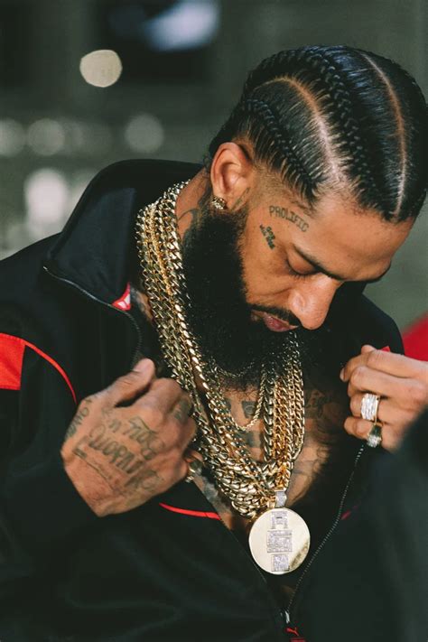 Nipsey Hussle Braids Detailed Look Heartafact