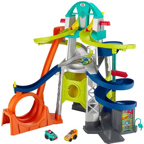 Fisher Price Little People Toddler Race Track Playset With Lights