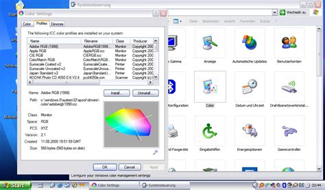 Microsoft Color Control Panel Applet For Windows Xp Microsoft Free
